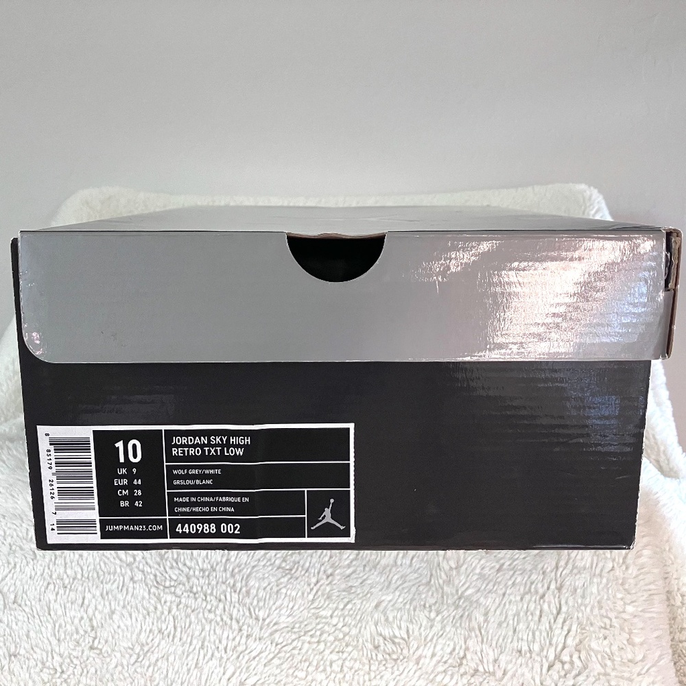 Air Jordan Sky High Retro Low Wolf Grey White - Picture 6 of 6